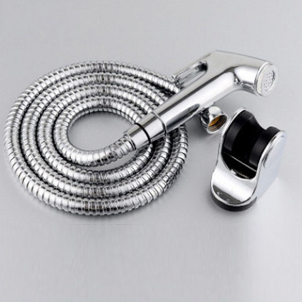 Toilet Handheld Bidet Spray Shattaf Kit Sprayer Shower Hose Rack Jet Hygiene Set