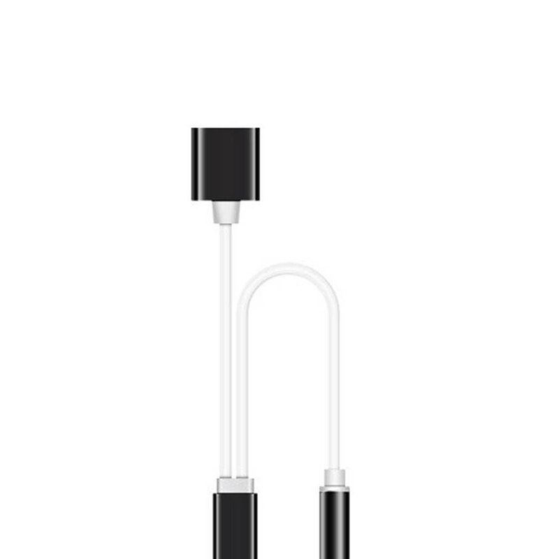 2 in aux-splitter voor iphone 12, 11 pro max, xs-adapter 1 oplader en hoofdtelefoonaansluiting voor iphone xr,  x 10 , 8 plus-telefoonadapters: Zwart