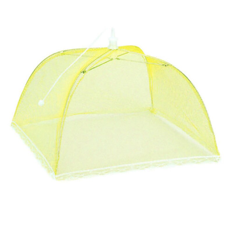 Sombrilla para comida plegable para el hogar, red para comida, Picnic, de barbacoa, mosquitera, tienda de campaña, utensilios de cocina: F