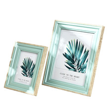 1 pçs estilo resina moldura para a mesa moderna 14 cores molduras de imagem decoração para casa delicadeza quadro de foto pendurado