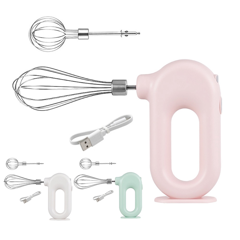 Fouet électrique sans fil, Mini batteur d&#39;œufs domestique, Machine à mélanger, Rechargeable à main, pour la cuisson de gâteaux