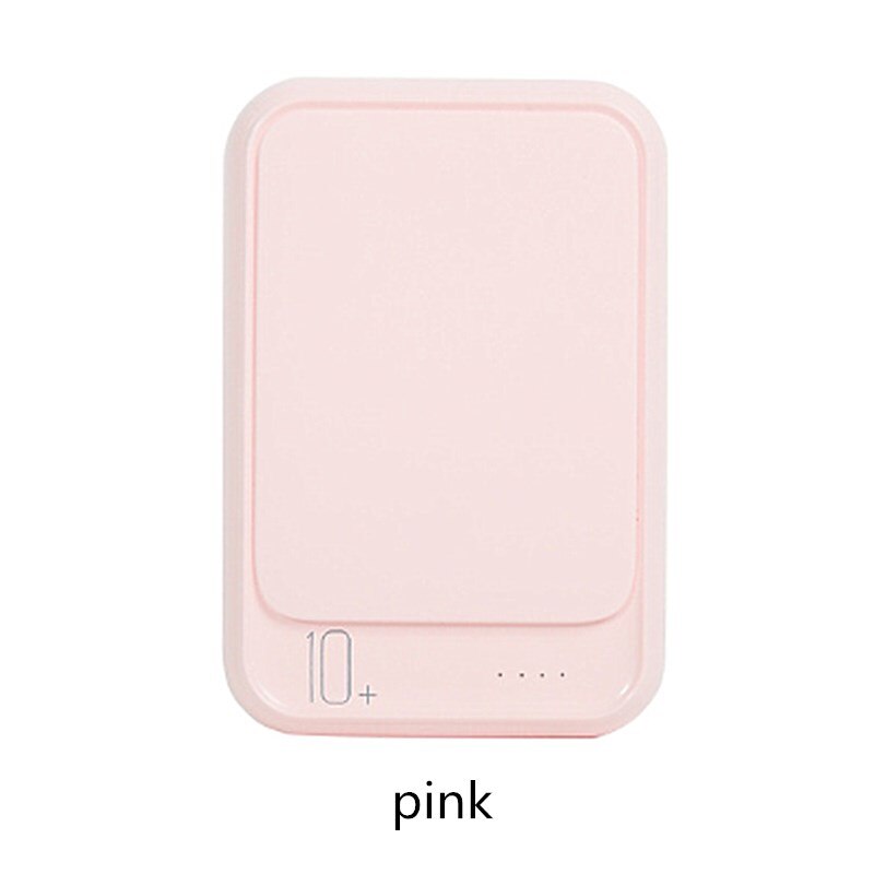 Liberfeel Mini Power Bank 10000 mAh Original Cute Cartoon Power Bank Light Weight Power Bank Type C 2 Input: Pink