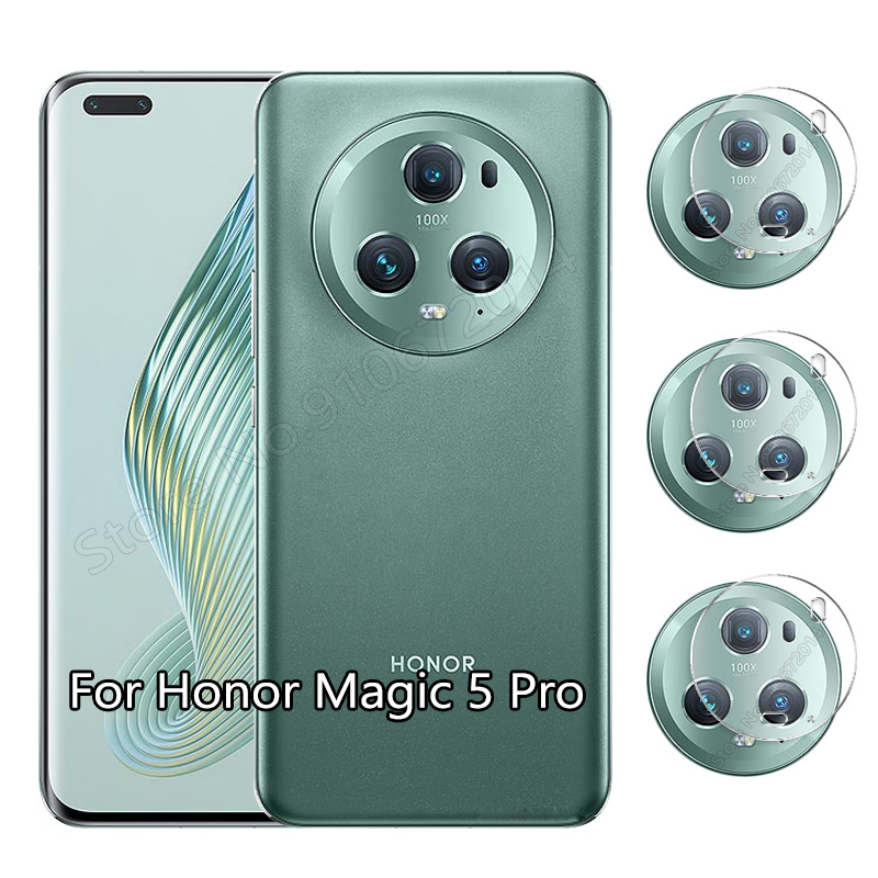 3 uds para Honor Magic 5 6 7 Lite Pro protectores de lente de cámara para Honor X9A X9b X8A X8b X7A X7b X7 X8 X9 películas de lente trasera no de vidrio
