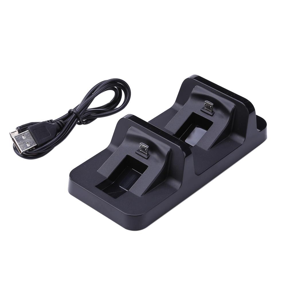 Dual USB Charging Dock Station Stand for PS4 PlayStation 4 Game Controller Handle Charger Cradle Bracket for PS 4