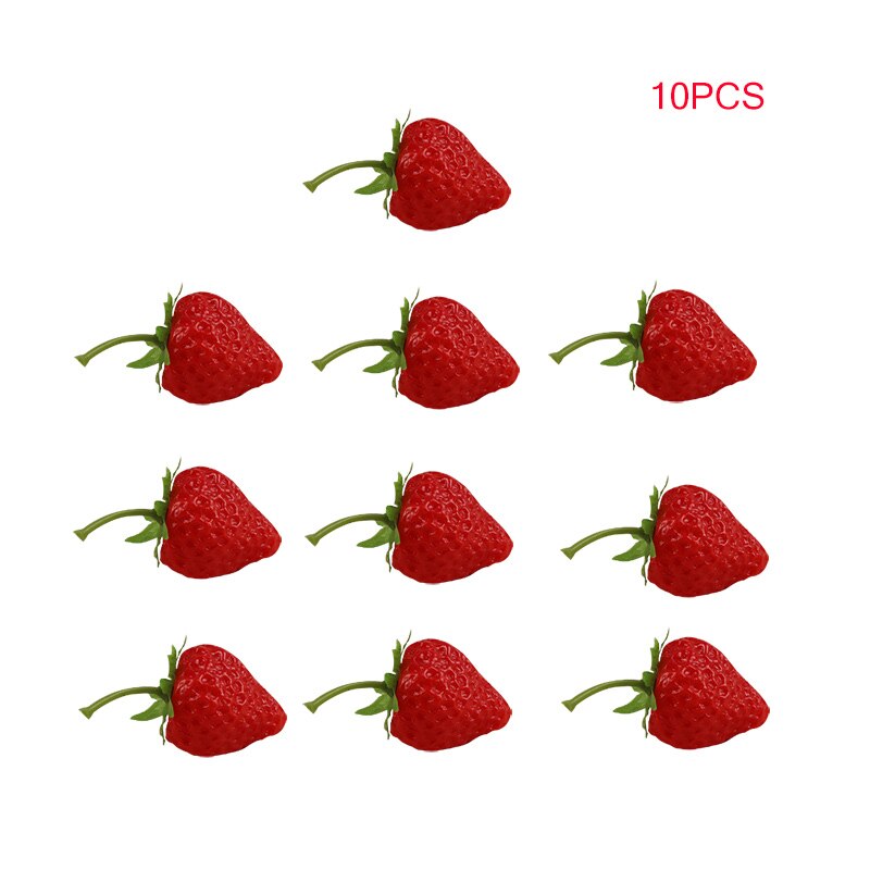 Inrichting Artikel Simulatie Aardbei Model Kunstmatige Aardbei Vruchten Realistische Plastic Aardbei Model Rekwisieten Decoratie: Small
