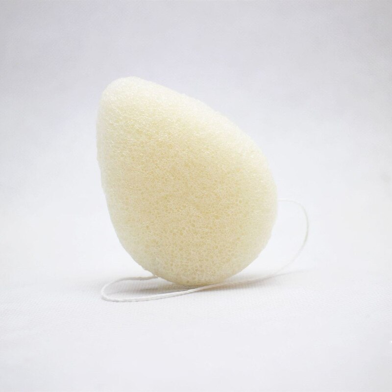 Natural Konjac Sponge Cosmetic Puff Face Wash Flutter Cleaning Sponge Water Shaped Puff Facial Cleanser Tools 1pcs