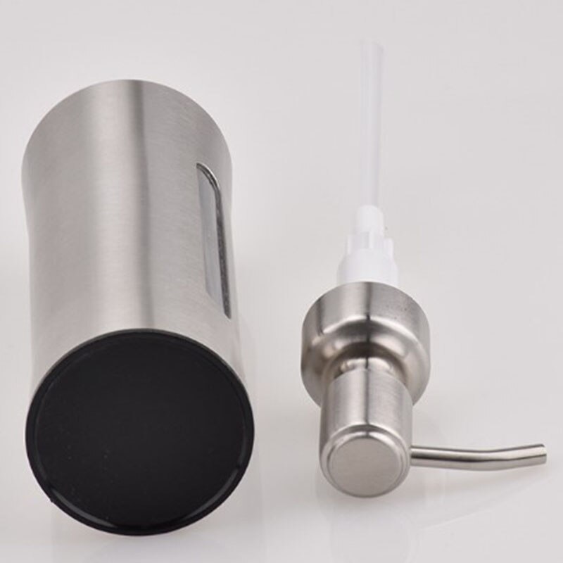 Handzeepdispenser , 7oz / 200 ml roestvrijstalen zeepdispensers, navulbare keukenzeepdispenser voor etherische olie