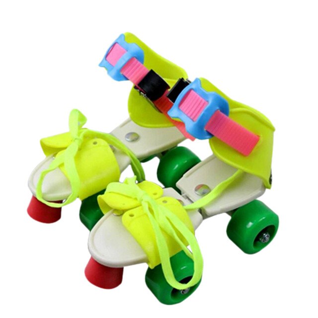 Patins à roulettes pour enfants, taille réglable, Double rangée, 4 roues, chaussures de patinage, patins coulissants Slm en ligne, pour enfants: MULTI 03