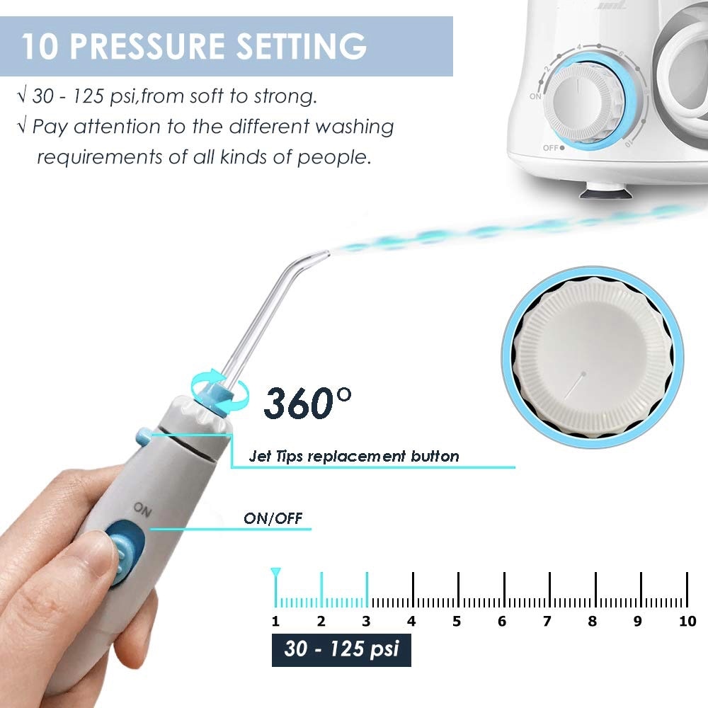 Dental Water Flosser Tanden CleanerHoge Frequentie Gepulste Water Pick