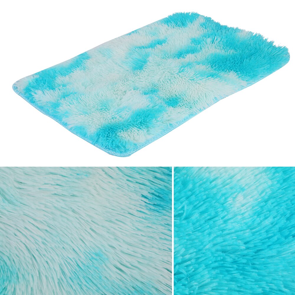 Tapis en peluche enfants lit chambre tapis de sol moelleux fenêtre chevet décor à la maison tapis doux velours tapis dégradé solide tapis: G302008A
