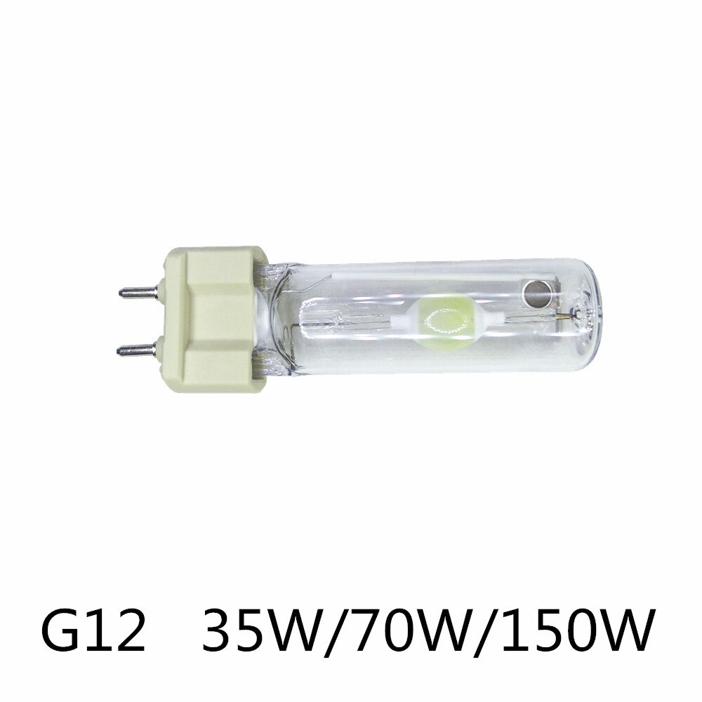 Glödlampa av metall halogenlampa  g12 70w 150w energisparande guide lampa glödlampa klädaffär spårljus  g12 35w 150w