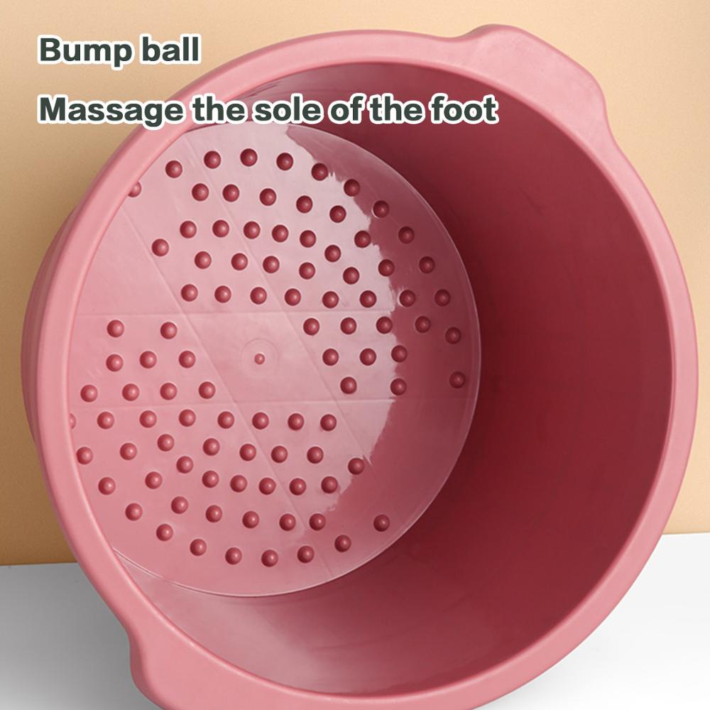 1pc Kunststoff Eimer Fuß Badewanne Schlecht Eimer Schlecht Fuß Waschbecken Wäsche Eimer Tragbare Wasser Behälter Schlecht Zubehör