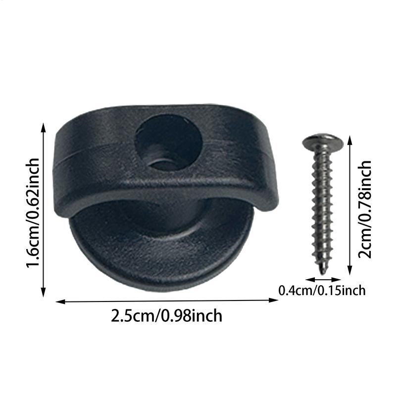 Auto Stamm Net Haken 4X Binden Aufhängbare Verschluss Mit Schrauben Auto Modifikation Haken Auto Stamm Haken Schraube Cargo Net Hardware Kit