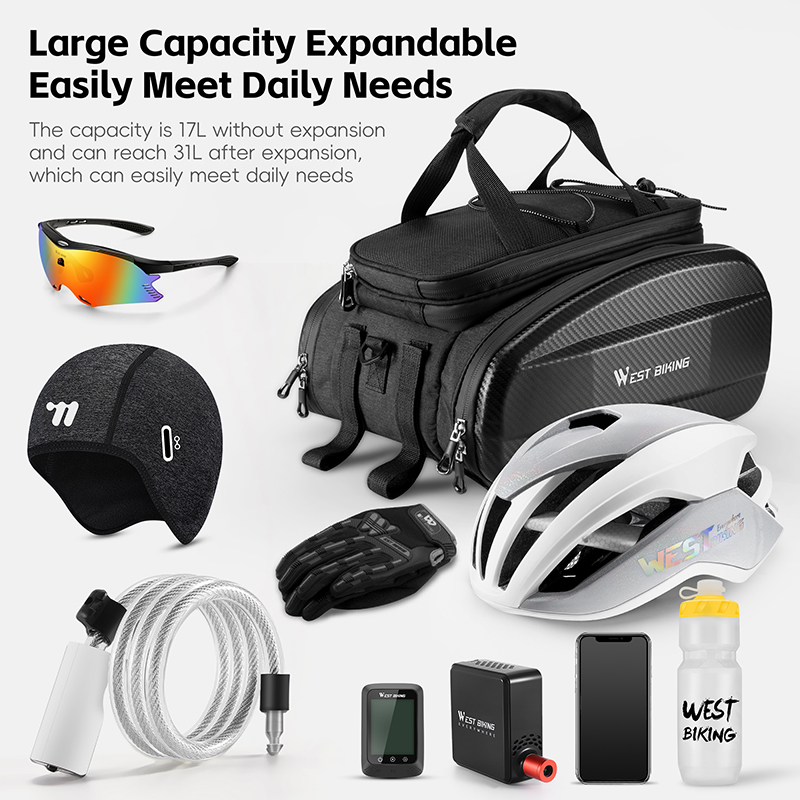 Westen Radfahren Radfahren Kofferraumtasche Groe ...  Grandado