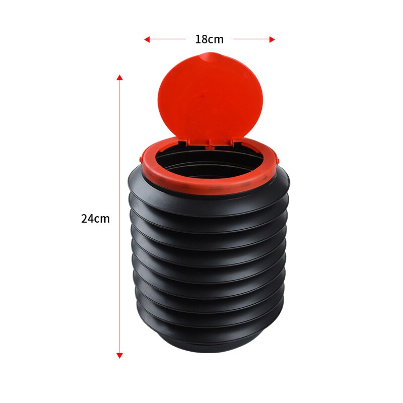 Folding Car Trash Bin Garbage Can Portable Water Storage Wash Telescopic Bucket Buckets Outdoor Fishing Buckets Car Trash