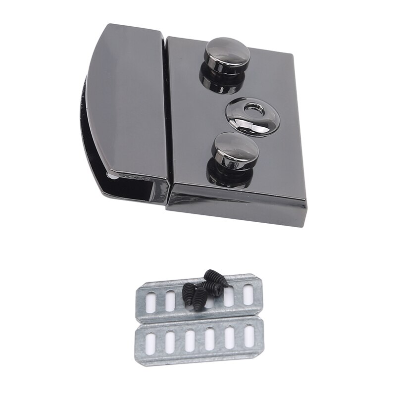 Rectangular Metal Press Push Lock Bag Briefcase Spring Lock Snap Decorative Clasps Closure Leather Craft Diy Hardware Accessory