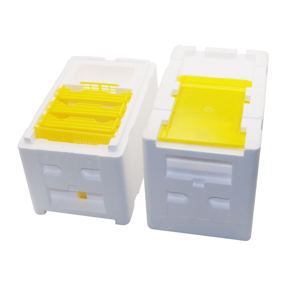 1 Pcs Hive Box Harvest Bee Hive Beekeeping King Box Pollination Box Home Beekeeping Tool Harvest Bee Hive Solid Cedar