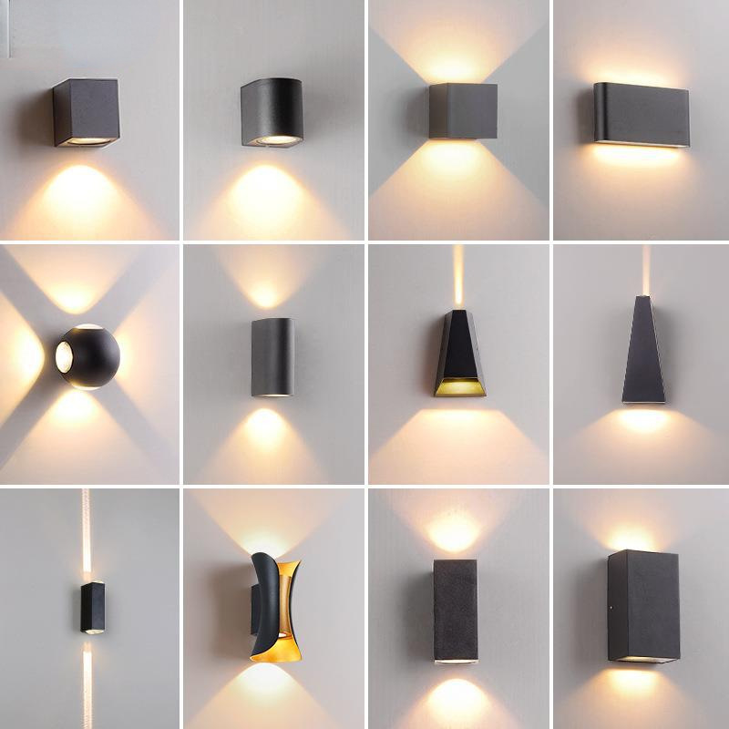 LED-Außen leuchten wasserdicht ip65 Wand leuchte Veranda Garten beleuchtung 6w 10w AC85-265V Außenwand leuchte Korridor Treppen lampen