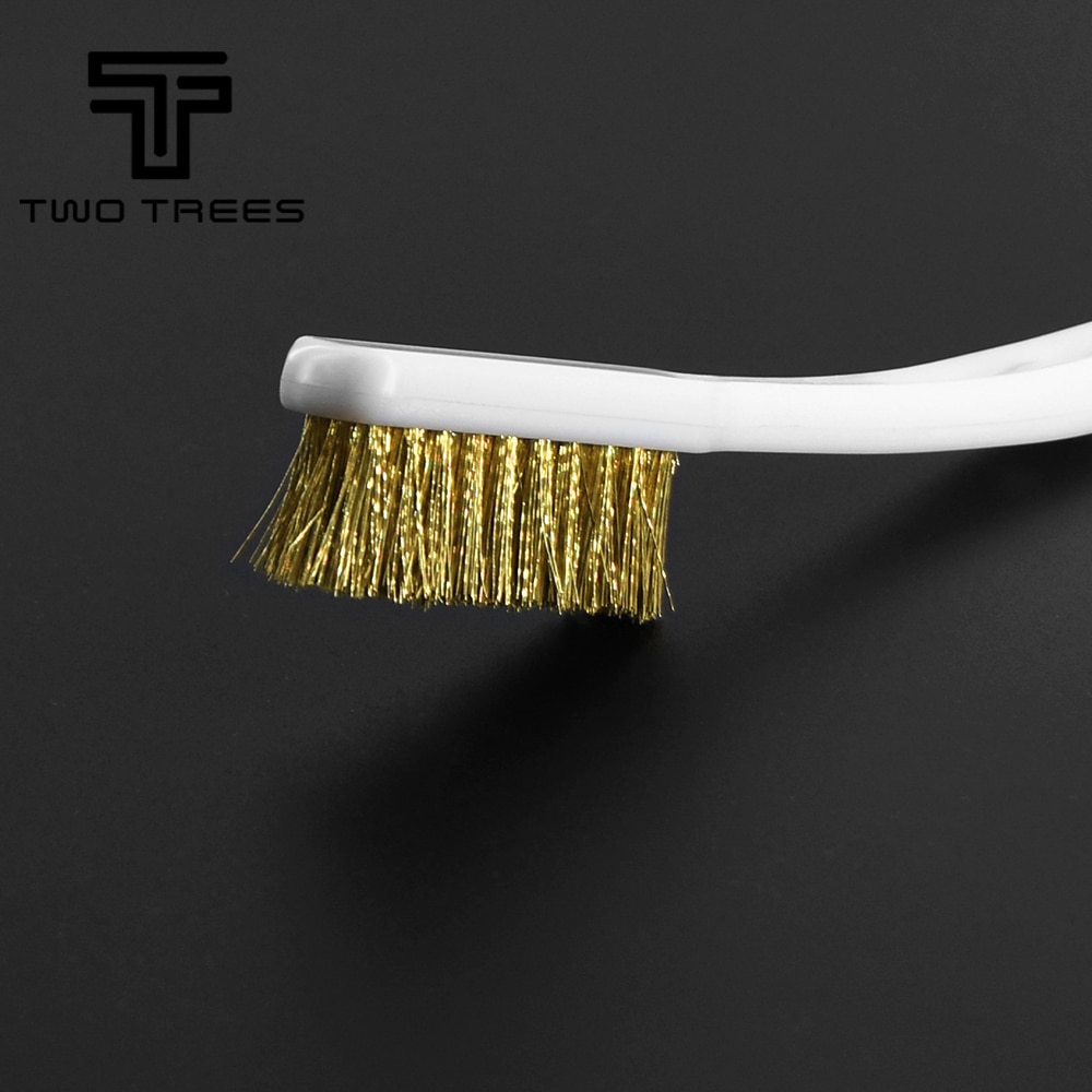 3D Printer Cleaner Tool Copper Wire Toothbrush Copper Brush Handle For Nozzle Block Hotend Cleaning Bed Cleaning Parts