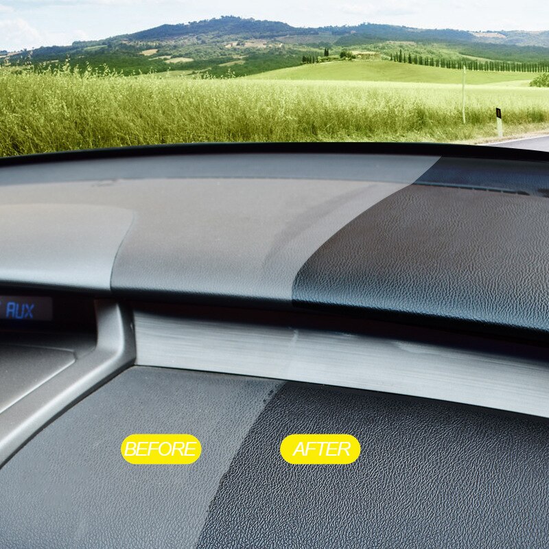 120ml Dashboard Cleaner Plastic Parts Retreading Agent Wax Instrument Reducing Agent Auto Interior Car Cleaner Car Accessories