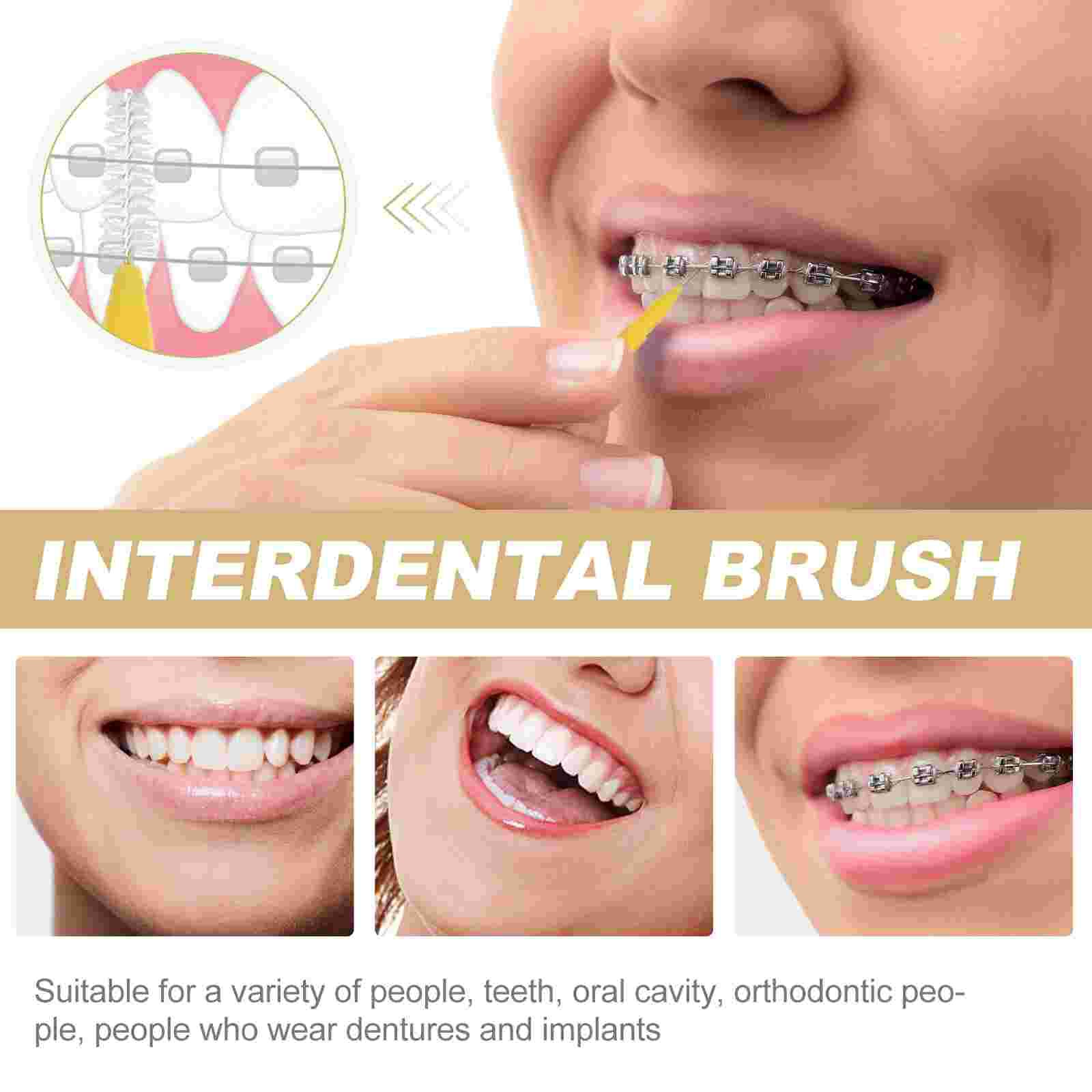 30pcs Tooth Floss Brush Safe Interdental Brush Oral Care Tool Teeth Pick for Men