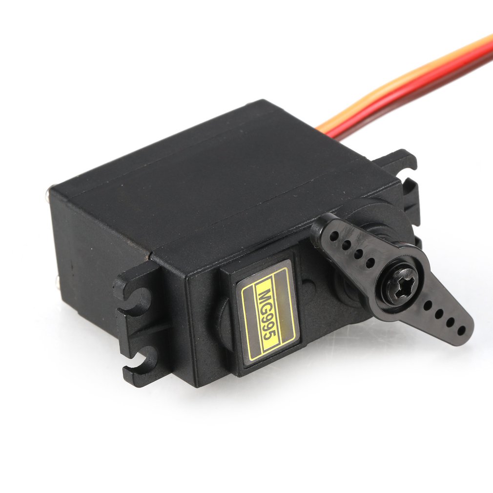 MG995 Analog Servo Metal Gear Servo 55g High Speed Torque Digital Servo Motor for RC Car Robot Helicopter(Control Angle 180)