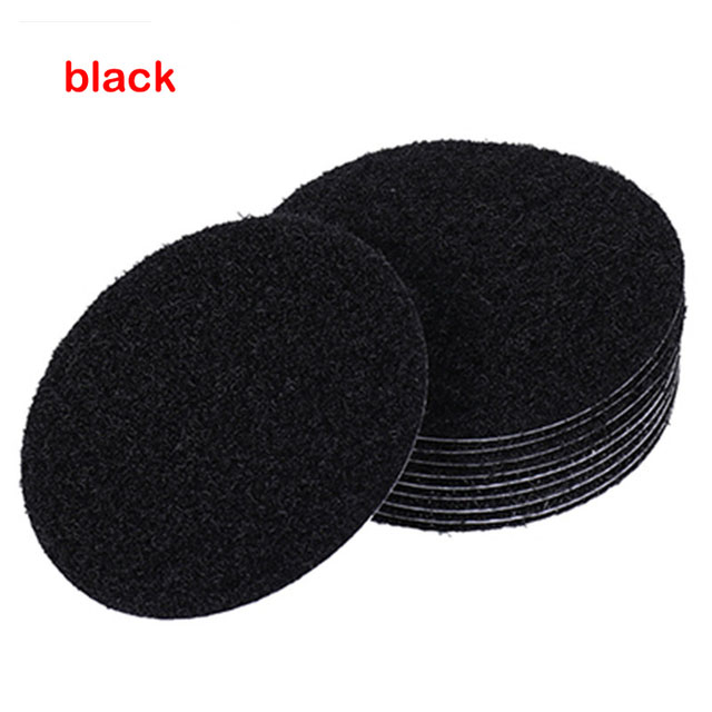 5-30Pairs 60mm Round Strong Self Adhesive Fastener Dots Stickers Hook Adhesive Tape Bed Sheet Sofa Mat Carpet Anti Slip Mat: Black / 20PCS