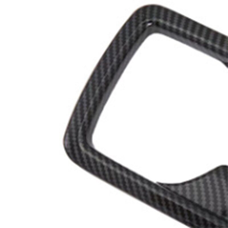 For Toyota Rav4 Xa50 Carbon Style Interior Rear Seat Water Cup Holder Frame Sticker Cover Trim Car Styling