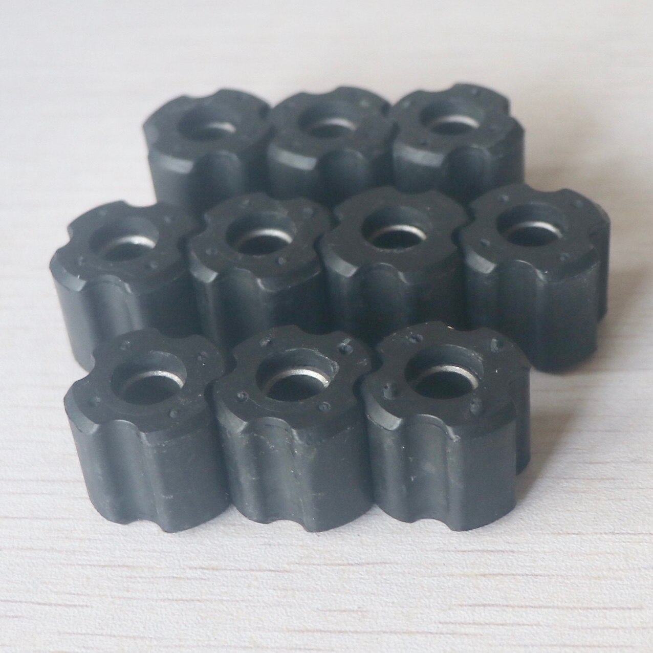 Buje de rodamiento de aceite del eje de la desbrozadora, diámetro exterior de 23,5mm/24,5mm/25,5mm, diámetro interior de 8mm, tubo de 26mm/28mm, 10 piezas