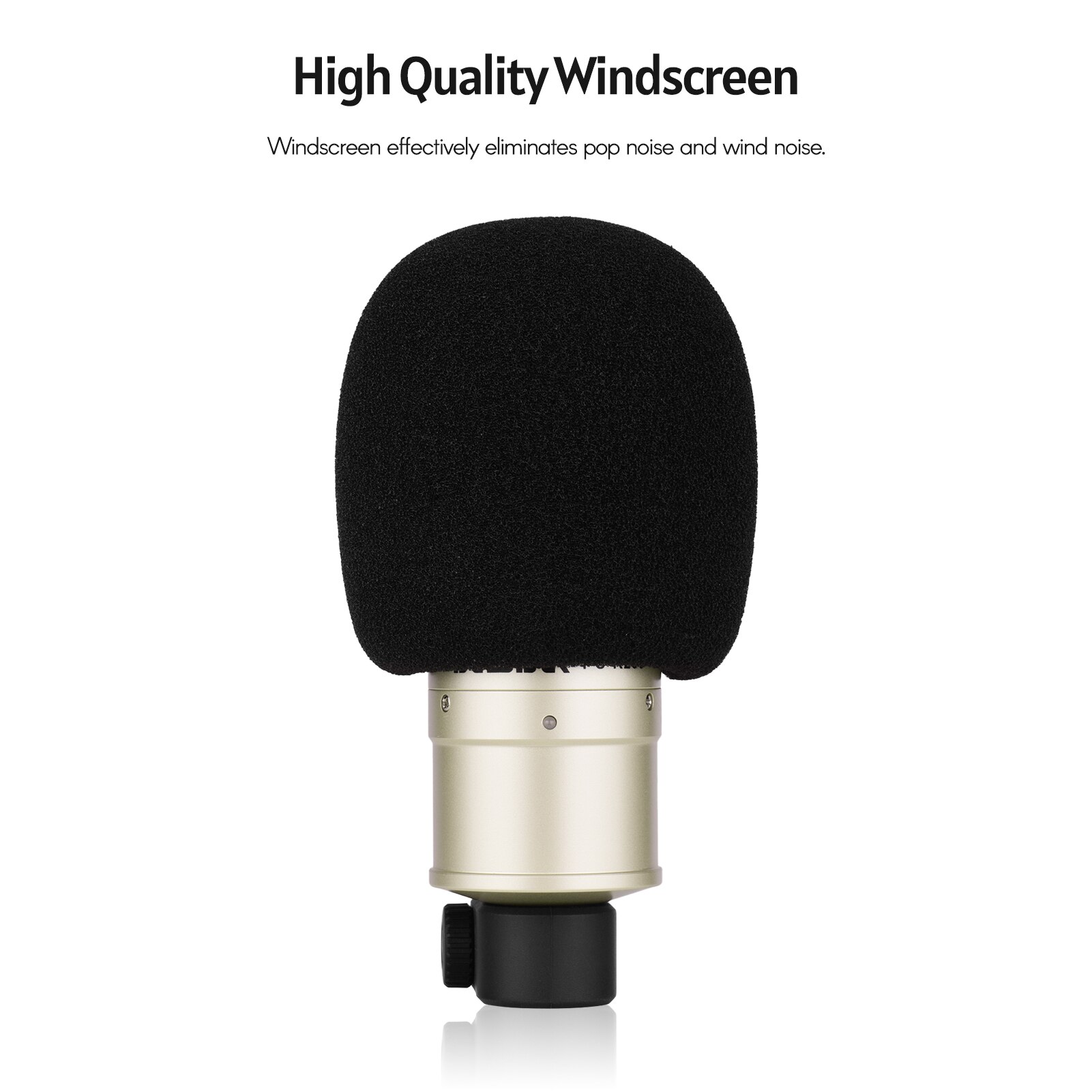 Takstar pc -k200 cardioïde-directionele condensator opnamemicrofoon metalen structuur brede frequentierespons met schokdemper