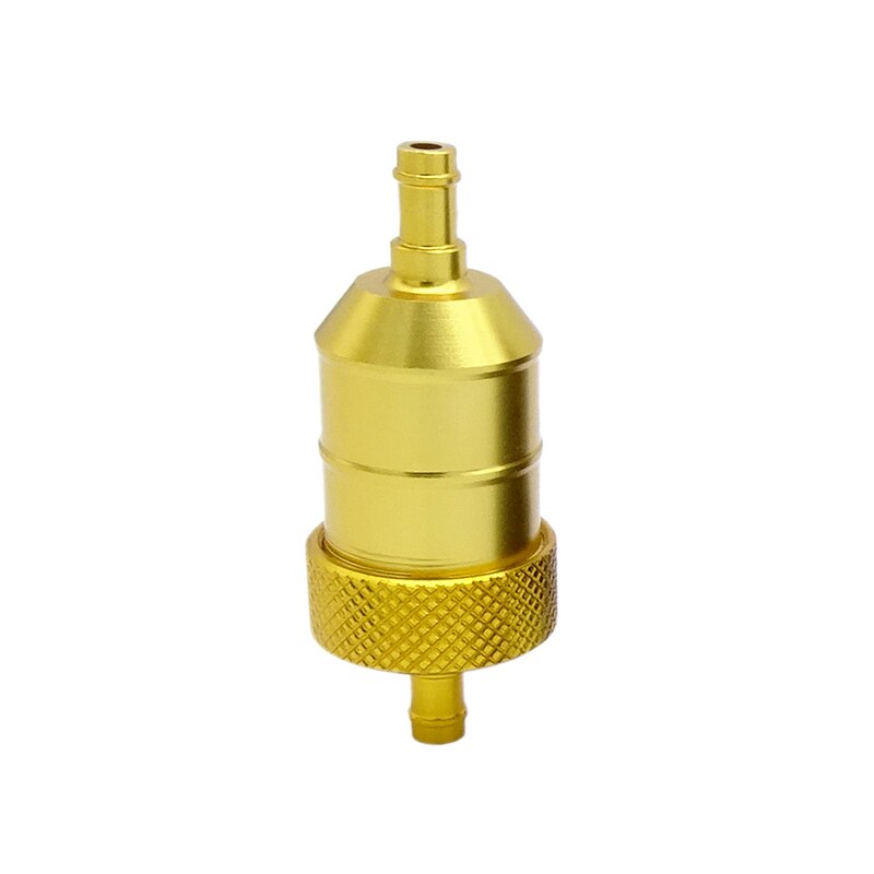 1 Pcs Motorfiets Olie Brandstoffilter Scooter Benzine Filters Aluminium Universele Voor Suzuki Yamaha Harley Motocross Benzine Tank: Goud