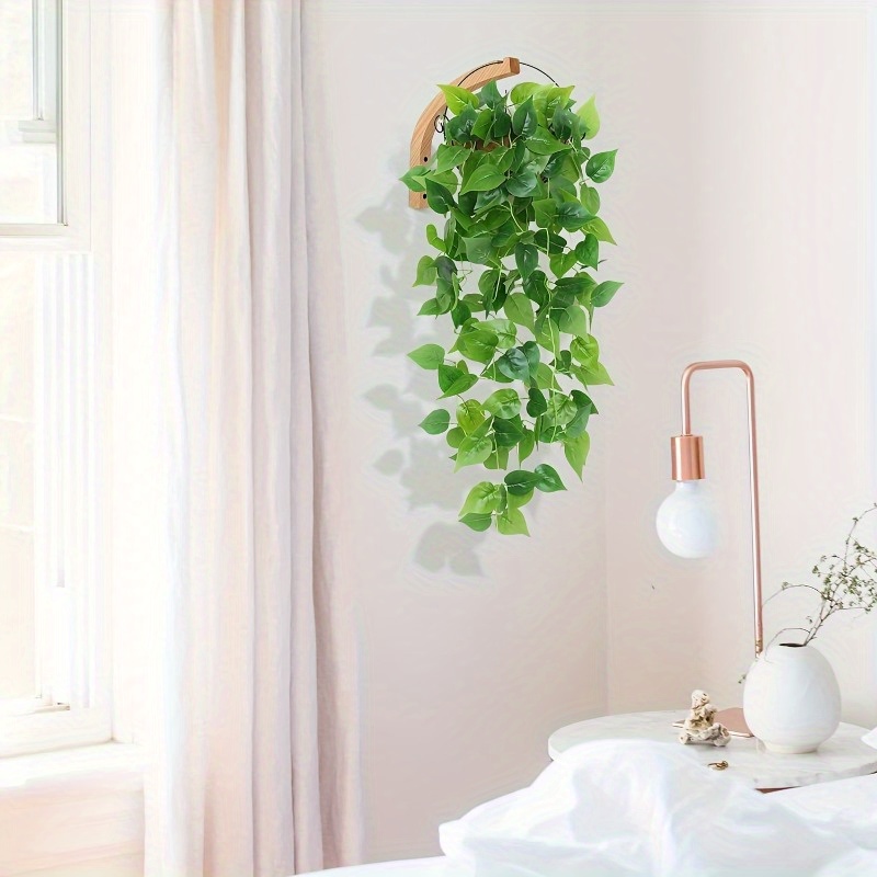 1/2pcs, Plant Hanger, Wall Planters For Indoor Plants, Wooden Wall Mounted Hanging Plant Hooks, Basket Hooks