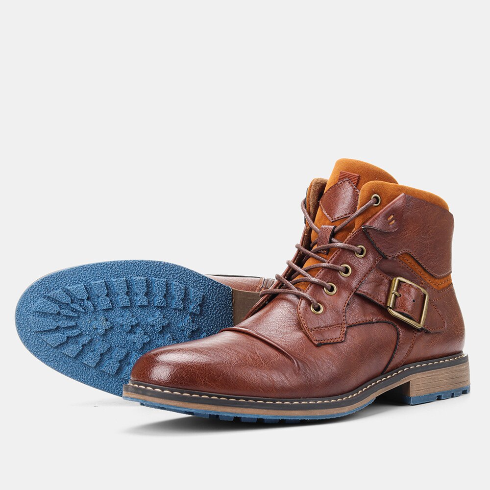 Grote Maat Mannen Laarzen Comfortabele Warm Antislip Mannen Winter Schoenen