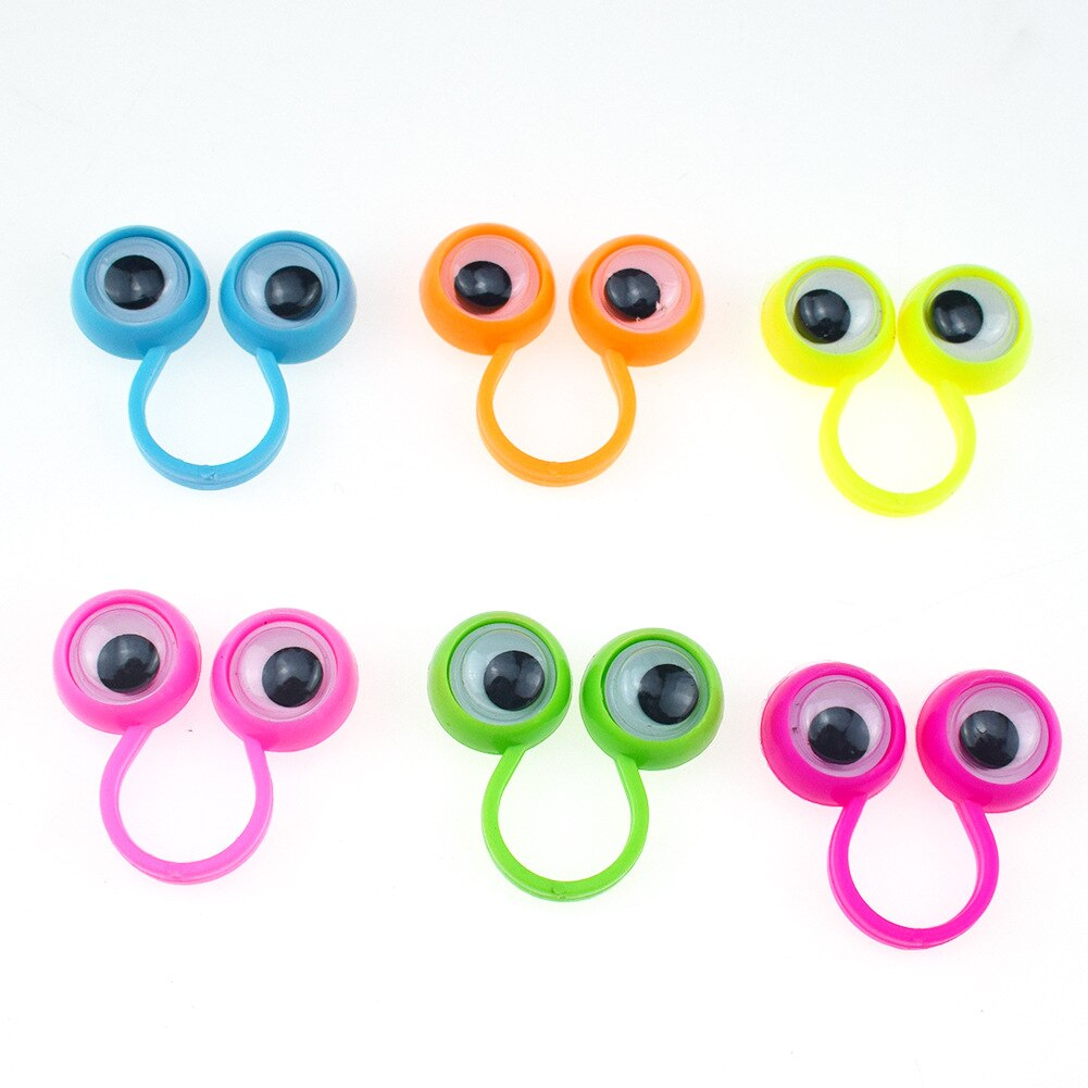 Eye Finger Puppet Plastic Rings with Wiggle Eyes F... – Grandado