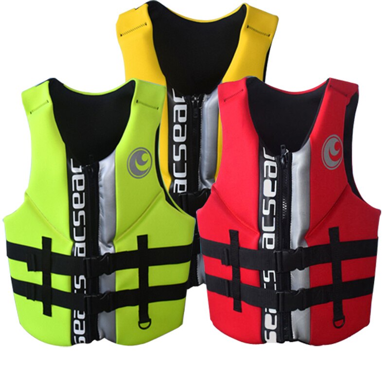 Lifevest Volwassen Neopreen Reddingsvesten Zwemmen Drijvende Zwemvest Pfd Type Iii Ski Vest/Life Maat S Tot Xxxl