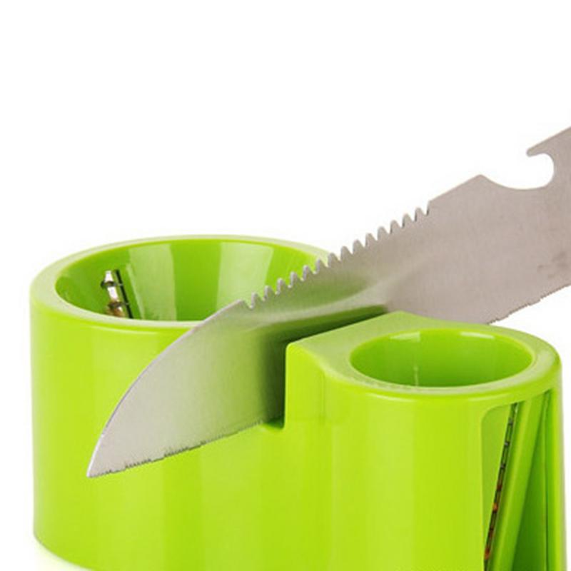 Dubbele Kop Spiral Slicer Rasp Courgette Noodle Pasta Spaghetti Maker Groentesnijder Dunschiller Met Messenslijper Slijpsteen