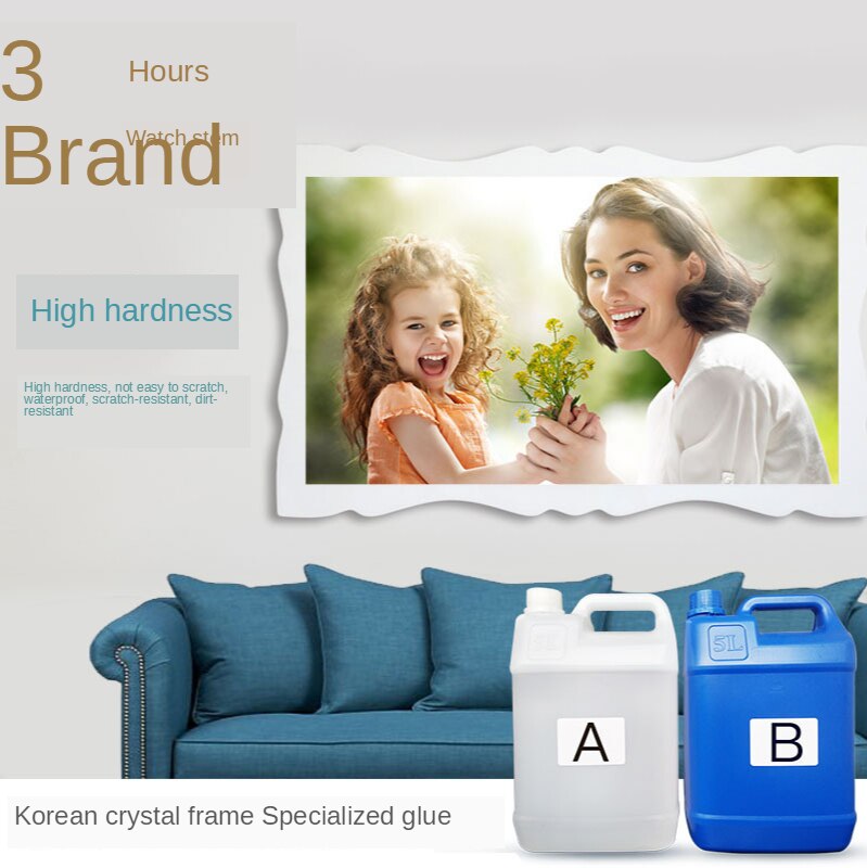 Clear AB Crystal Glue Resin Epoxy High Adhesive 1:1 AB Epoxy Glue For DIY Resin Jewelry Making Accessories 100g/200g/500g/1000g