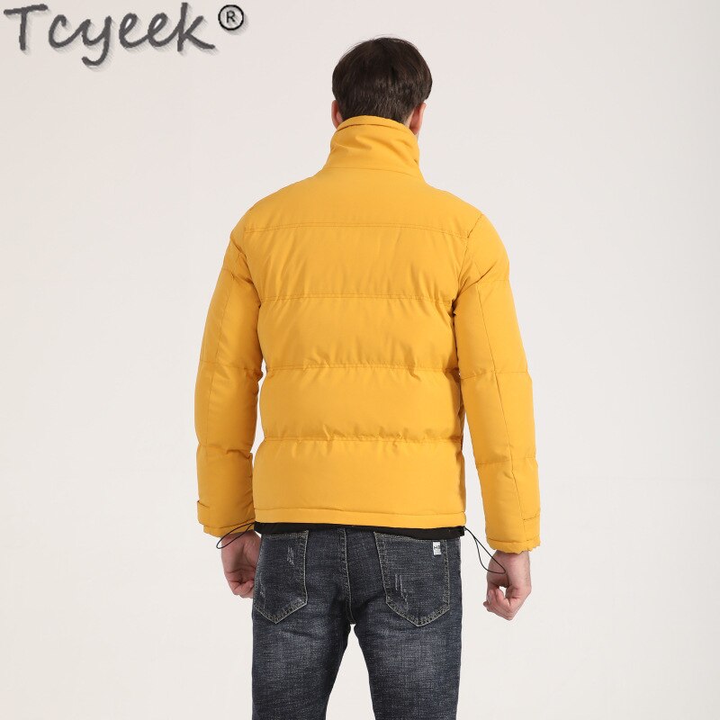 Merk winterjas voor heren kleding streetwear dons katoenen jas man bomber heren jassen puffer jassen yyyz 5502