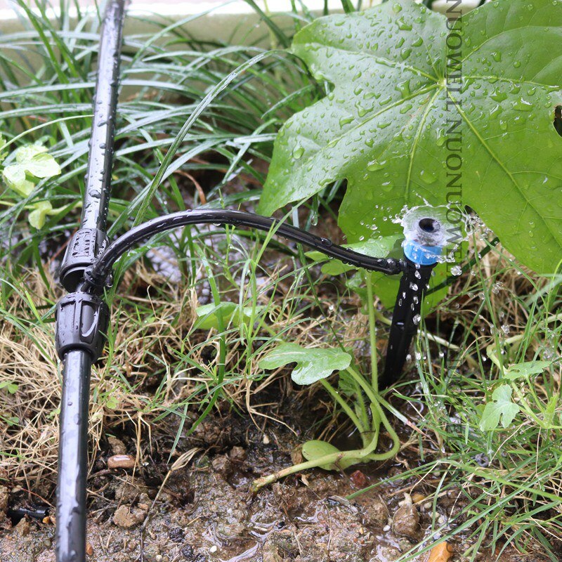 2 stuks 16mm irrigatie pe buisconnectoren borgmoeren tuinwaterconnector landbouwbewateringsbuis slangkoppelingen buisverbindingen