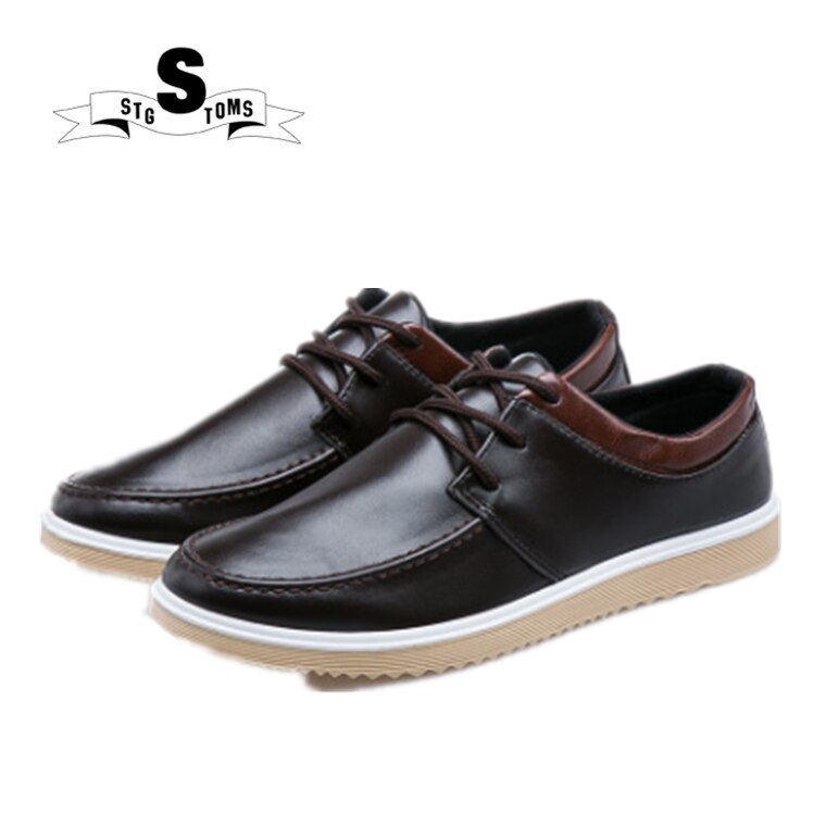 Herenschoenen in britse stijl, jeugdschoenen van wild splitleer, platte veren met zachte onderkant, lichtgewicht, ademende schoenen  tm0044