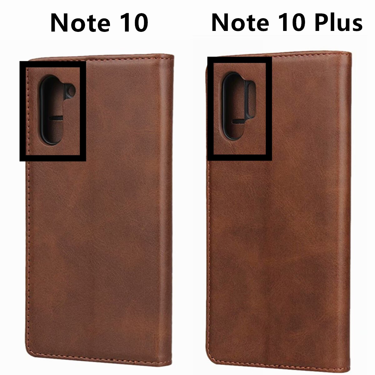 Capa de couro para samsung galaxy note 10 note10 plus 5g flip caso titular do cartão coldre atração magnética capa caso carteira