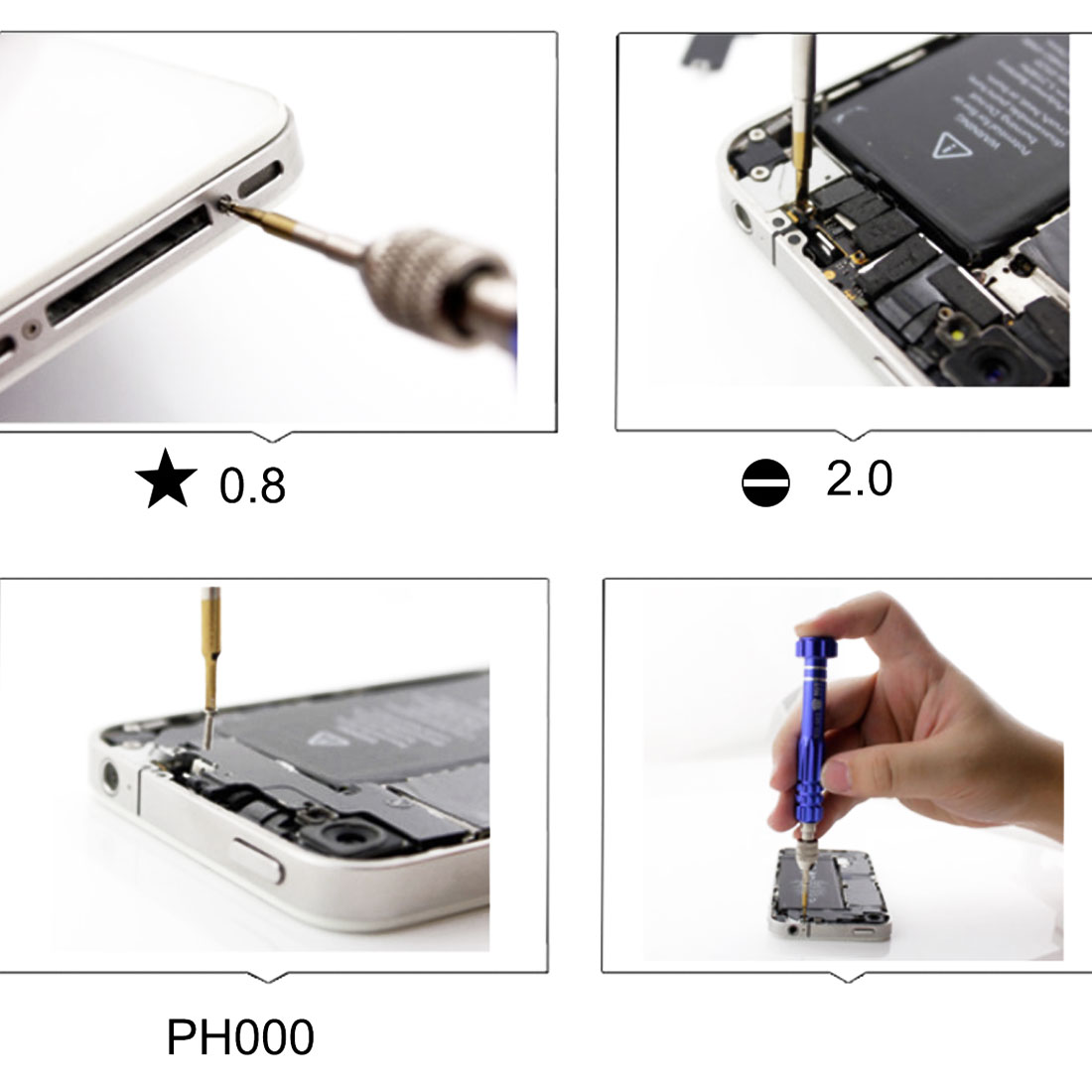 Jeu de Tournevis magnétique pour iPhone 6 7 8 Plus X XS 11Pro de Réparation De Précision Tournevis Outils D'entretien