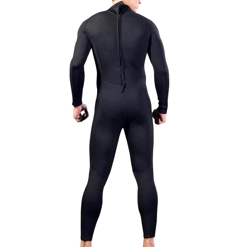 Ny mænd fuld bodysuit våddragt 3mm dykkerdragt elastisk svømning surfing snorkling fem 66