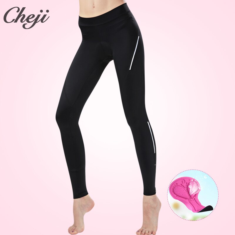 CHEJI Outdoor Sports MTB Jogging Cycling Pants Women Long /3/4 Pants MTB Road Bike Clothing Bicycle Tights: long pants / XXL