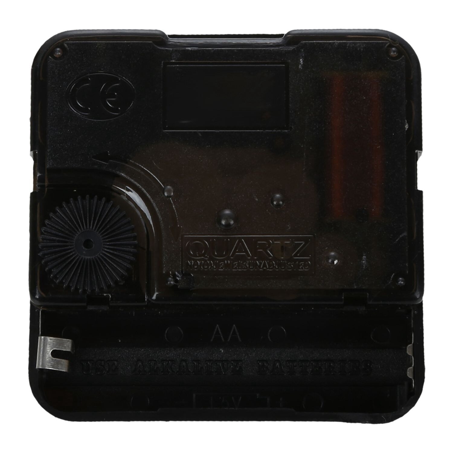 2x Big Pointer Clock Plastic+Metal Texture Gear Wall Clock Wall Clock Movement Black & Gold & Black & Silver