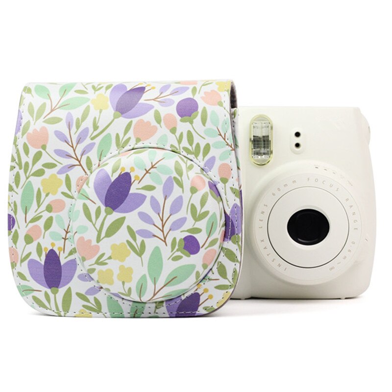 Voor Fujifilm Instax Mini 8 9 Camera Protector Canvas Pouch Instant Film Camera Accessoires, Schouderriem Camera Tas
