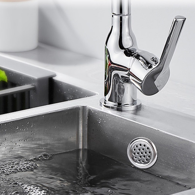 1/4PCS Wash Basin Overflow Ring Silver Plastic Kitchen Bathroom Basin Trim Sink Hole Round Overflow Plug Bath Drain Cap Net Ring