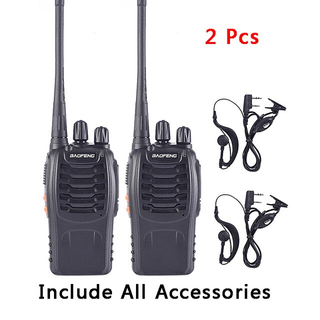 1 個/2 個baofeng BF-888sトランシーバーラジオステーションのuhf 400-470mhz 16CHラジオブランド新しいと高品質