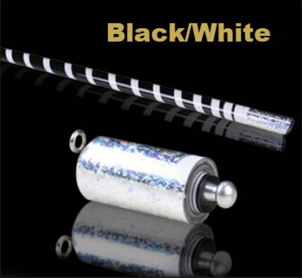 Appearing Cane Wand Stick Stage Magic Tricks Props Toys Magician Magia: Black-White