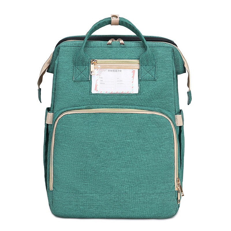 Diaper Backpack Folding Baby Bed Mummy Bag Portable Shoulder Mummy Bag Retractable Baby Diaper Bed: 02
